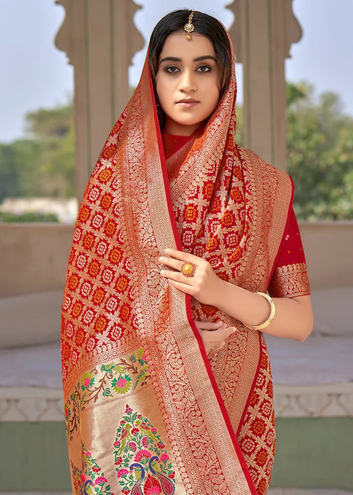 Full Floral Thread Machine Embroidery Dolla Silk Saree | RP309 | Pre O